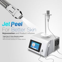 Equipo de belleza Jetpeel con microdermoabrasión de agua y máquina de exfoliación por chorro facial para mejorar la salud general de la piel con presión de 6 BAR 376