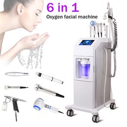 Water zuurstof aqua gezichtsmicrodermabrasie diamant peel machine rimpel verwijdering acne behandeling ultrasone rf face lift