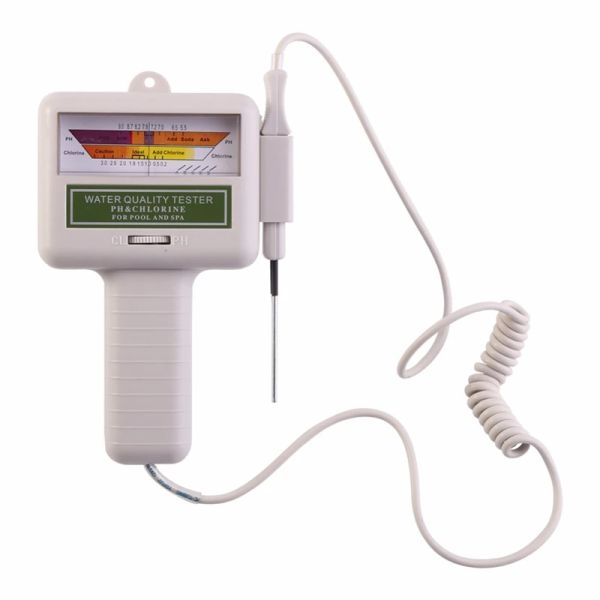 Agua Ph CLORINE Probador de la piscina Calidad de la piscina Análisis del medidor de medidores Monitor de medición Detector de prueba Kit de prueba