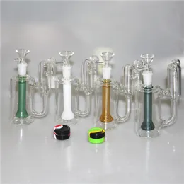 Water pijpglas asvanger voor waterpijp percascatcher honingraat recycler filter 14,4 mm mannelijk vrouwelijk gewricht voor shisha bongs dab rig