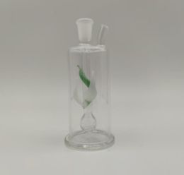tubi dell'acqua bong in vetro raccoglighiaccio vetro di spessore per bong da fumo con ciotola in vetro Downstem