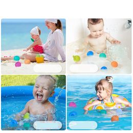 Juguetes de juego de agua bola mágica bola silicona globos de agua reutilizables piscina de agua juego de juego de juego bañeras para niños bañera de verano regalos de juguete