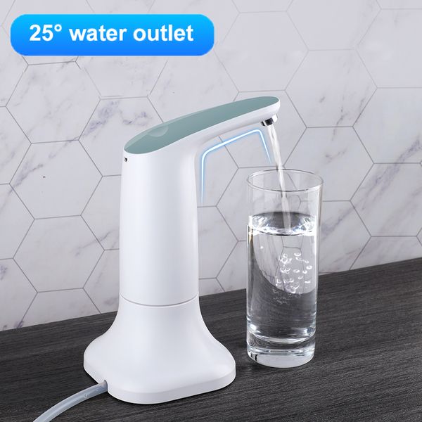 Bombas de agua Dispensador de agua automático Carga USB Bomba de agua eléctrica Control táctil Dispensador de agua portátil Dispensador de bebidas Cocina Oficina 230707