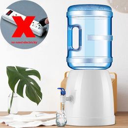 Waterpompen Desktop Drinkwater Dispenser Mini Drinkfontein Machine Waterfles Emmer Houder Waterfles Pomp Geen Elektriciteit Behoefte 230530
