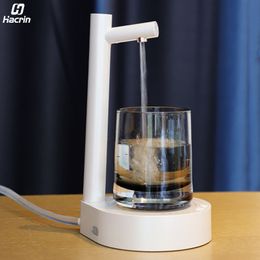 Waterpompen Elektrische watergallonpomp Automatische waterflespompdispenser Desktop X115 Oplaadbare waterpompdispenser met standaard 230530