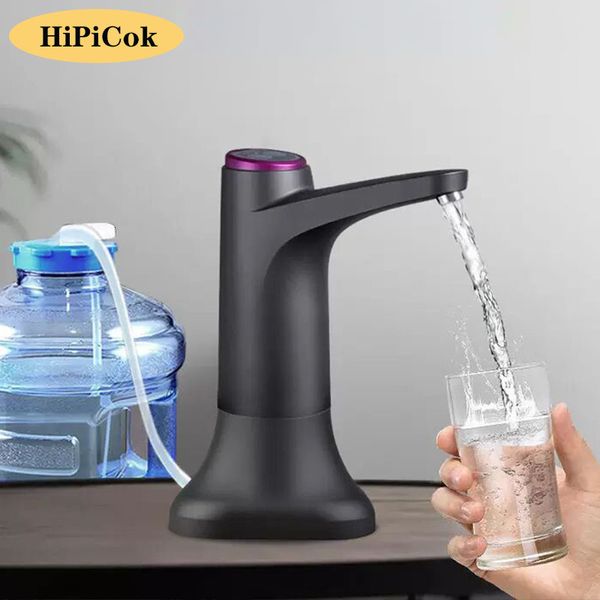 Wasserpumpen HiPiCok Spender USB 19 Liter für Flasche Mini Automatisches elektrisches Gallonengetränk 230410