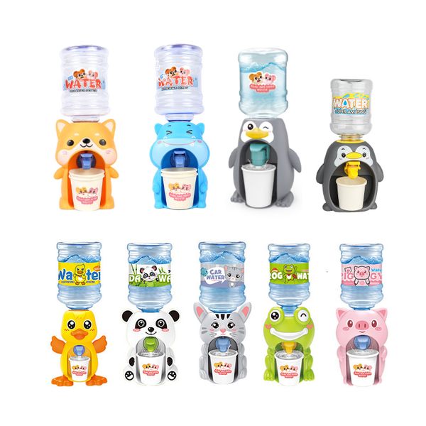 Pompes à eau Mini distributeur d'eau bouteille pour enfants enfants cadeau mignon chat chien jus lait fontaine à boire simulation jouer maison cuisine jouet 230530