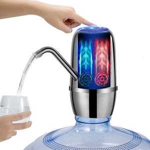 Waterpompen Mini-waterdispenser Krachtige dubbele pompen USB-oplaadbare huishoudelijke automatische elektrische waterpomp Waterflespomp-dispenser 230707