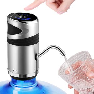 Waterpompen Waterdispenserpomp Waterflespomp Mini Barreled Water Elektrische pomp USB Charge Automatische draagbare flesschakelaar 230715