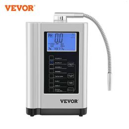 Purificateurs d'eau VEVOR Ioniseur alcalin PH35105 Générateur d'hydrogène Machine Filtre purificateur à boire 7 réglages pour appareil ménager 230302
