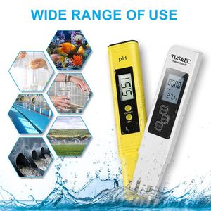 Qualité de qualité du stylo EC TESTER TDDEC LCD PH Conductivité Aquarium Aquarium Aquaculture 0,0-14,0 PH METER