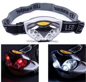 Waterbestendig 1200 Lumen 6 LED Koplamp 3 Modes Outdoor Koplamp Hoofdlamp voor Camping Wandelen Fietsen zaklamp lamp