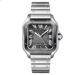 waterbestendig herenhorloge origineel luxe merk tanks horloges man hoge kwaliteit zwarte wijzerplaat horloges luxe Montre de luxe automatisch uurwerk rechthoekig horloge