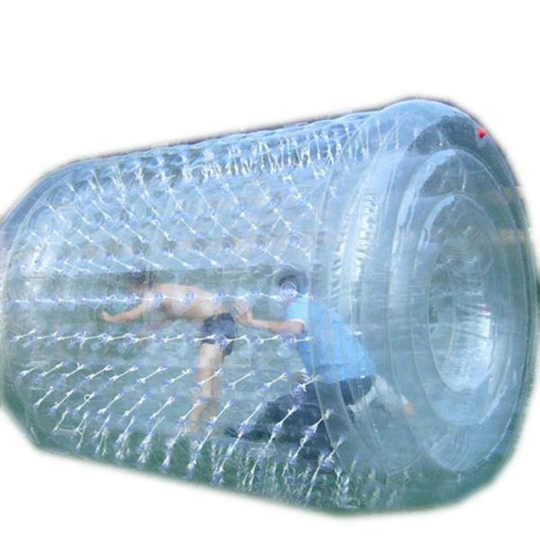 Rouleau d'eau Zorb Ball Water Walker Tube de roue de Hamster humain Zorbing boule roulante balles de marche jouets gonflables 2.4 m 3 m livraison gratuite