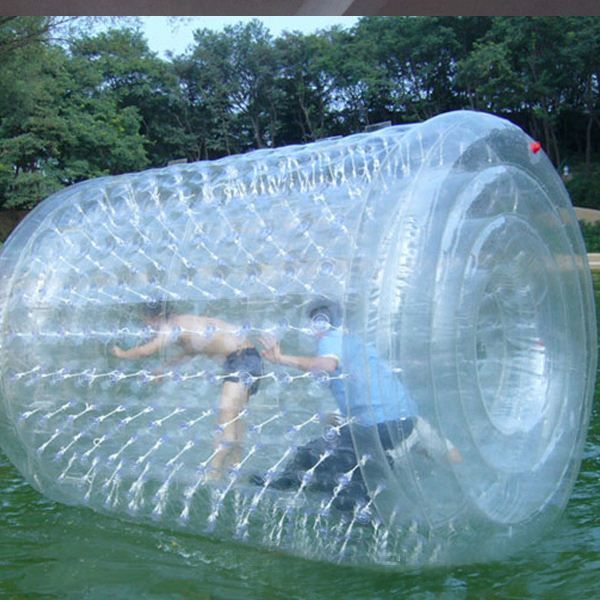 Rodillo de agua bola Zorb andador de agua rueda para hámster humano tubo Zorbing bola rodante juguetes inflables para caminar 2,4 m 3 m envío gratis