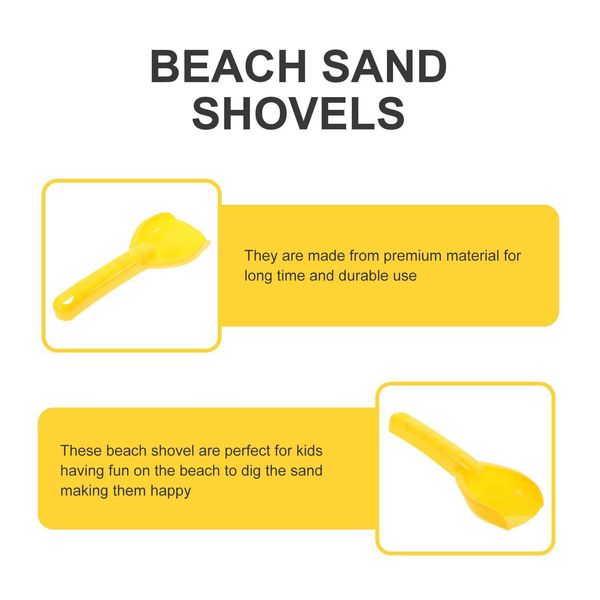 Le sable d'eau jouent amusant 12pcs plage creusers pellent le jardinage creuser des outils de jouets 240403
