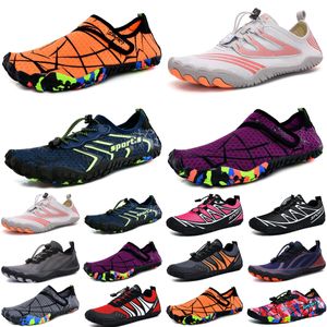 Chaussures d'eau plage femmes hommes chaussures natation plongée jaune violet blanc gris extérieur pieds nus séchage rapide taille eur 36-45