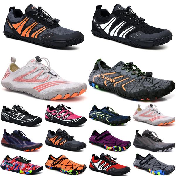 Chaussures d'eau plage femmes hommes chaussures natation plongée blanc noir rouge jaune orange bleu extérieur pieds nus séchage rapide taille eur 36-45