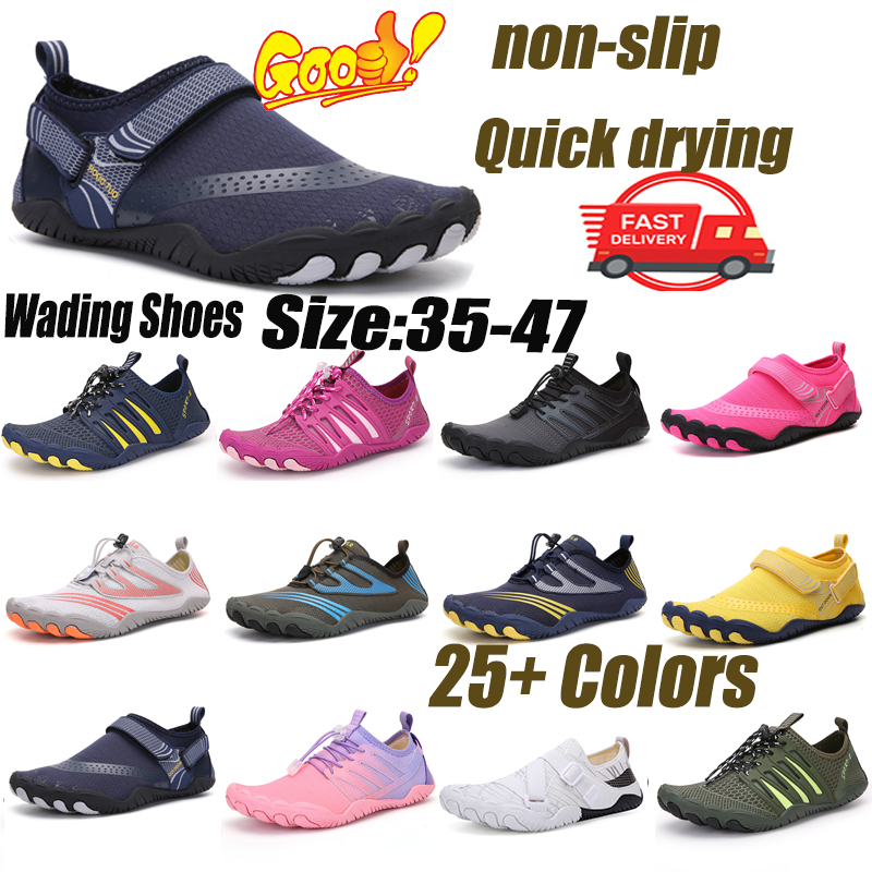 Buty wodne dla kobiet i mężczyzn Szybkie suszenie butów na plaży plażowe buty wodne nurkowanie wędrowne i podróżujące wielkie rozmiar