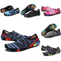 Zapatos de agua púrpura rosa Mujer hombre zapatos Playa antideslizante mar azul Natación Buceo Al aire libre Descalzo Secado rápido tamaño eur 36-45