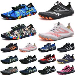 Chaussures d'eau rouge noir orange femmes hommes chaussures plage surf mer bleu natation plongée extérieur pieds nus séchage rapide taille eur 36-45