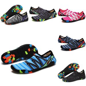 Chaussures d'eau antidérapantes pour hommes et femmes, chaussures de plage, surf, bleu, rouge, rose, natation, plongée, extérieur, pieds nus, séchage rapide, taille eur 36-45