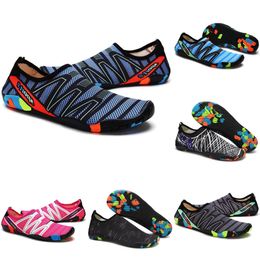 Chaussures d'eau Femmes hommes chaussures antidérapantes Orange Swim Beach Grey Diving Outdoor Barefoot Quick-Dry taille eur 36-45