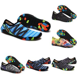 Zapatos de agua para mujer y hombre, zapatos antideslizantes para nadar, verde, naranja, gris oscuro, blanco y negro, buceo al aire libre, descalzo, secado rápido, talla eur 36-45