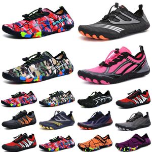 Chaussures d'eau femmes hommes chaussures sandales plage blanc violet rose orange plongée en plein air pieds nus séchage rapide taille 36-45