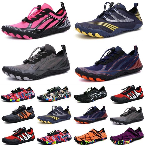 Zapatos de agua Mujer hombre zapatos mar Nadar Buceo gris amarillo rojo rosa playa Al aire libre Descalzo Secado rápido tamaño eur 36-45