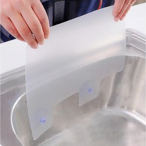 Water Splash Guard Home Water Baffle Zuiging Cup Keuken Waste Waste Baffle Pool Bord wastafel Plank Keuken WaSing Dish Board