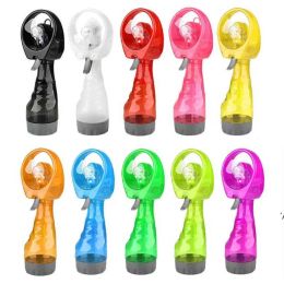 Water Spray Cool Fan Handheld Elektrische Mini Fan Draagbare Zomer Cool Mist Maker Fans Party Favor Zee Verzending