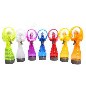 Water Spray Cool Fan Handheld Elektrische mini -ventilator Portable Summer Cool Mist Maker Fans Party Favor Sea Shipping 288pcs DAJ470