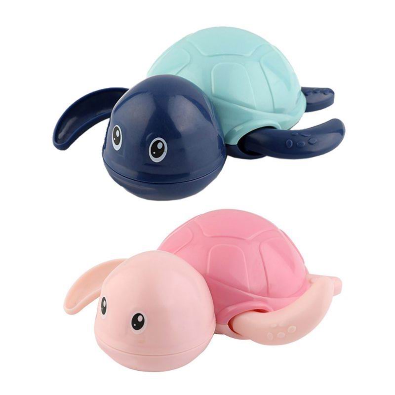 Vattentermometer Baby Safe Floating Bath Toy Spädbarn Swim Turtle Wide Up Clockwork Kids Beach Bath Toys