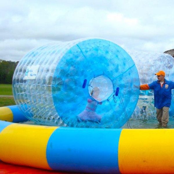 Boule à roulettes gonflable Water Walker, livraison gratuite, prix bon marché pour jeux de piscine, 2.4m 2.6m 3m