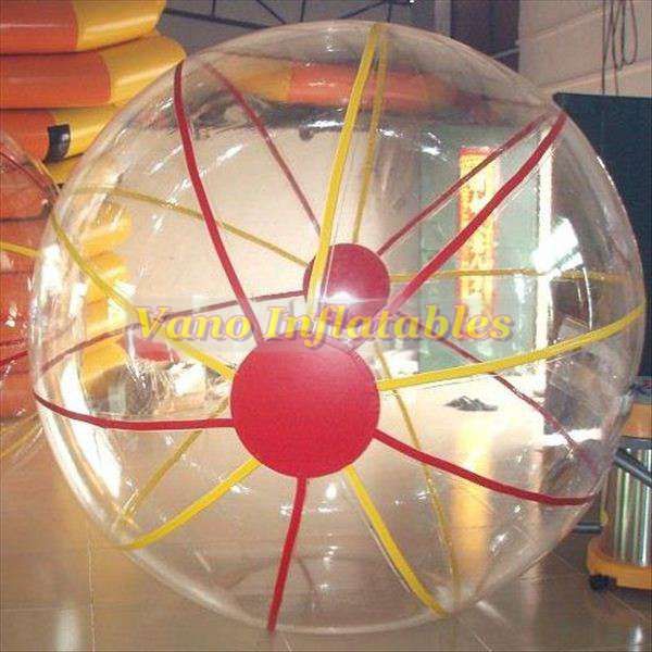 Boule de marche à eau commerciale PVC voir à travers Aqua Zorbing sphère d'eau allemande Tizip 1.5m 2m 2.5m 3m livraison gratuite