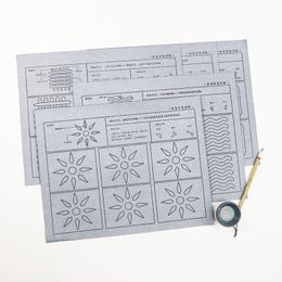 Écriture d'eau Copybook en tissu ensemble réutilisable chinois de calligraphie Copybook pour débutant Strokes Soft Pen Control Practice Copybook