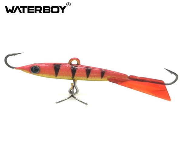 Waterboy 1pcs Quality Ice Ice Jig Lure Lure de pêche 6cm 85G Bait artificiel Leurre Balancer pour la pêche carp walleye pike perch6692528