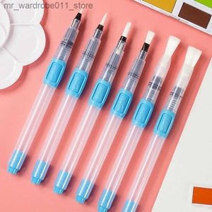 Waterverf borstel pennen superieur 6 pc's navulbare verfborstel aquarel borstel zachte aquarel borstel pen voor het schilderen