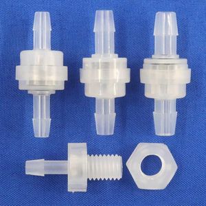 Watering apparatuur 1 ~ 200 stks 5 ~ 8mm plastic check valve aquarium tank slang one-way druppel irrigatie waterleiding niet-rendement