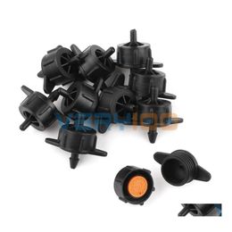 Équipements d'arrosage 10 pcs pression d'irrigation compensée goutteur 8L / H arroseurs émetteur système goutte à goutte livraison maison jardin pat otxrh