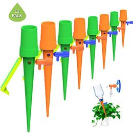 Équipements d'arrosage 12 PC Plantes De Jardin Fleur Système D'irrigation Goutte À Goutte Automatique Plante En Pot Sondes Auto-Arrosage Goutteur Simple Et Efficace Q4