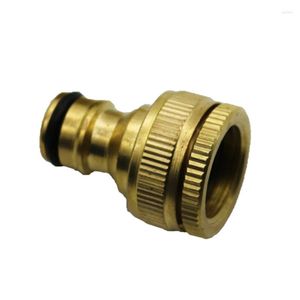 Watering Equipments 1pc Pure Brass kranen Standaard connector wasmachinegeweer Quick Connect Fitting Pipe Connections 1/2 