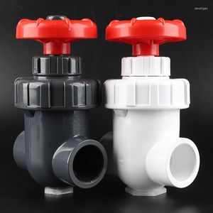 Équipements d'arrosage 2 couleurs I.D 20-40mm Contrôle de débit de haute qualité PVC Sluice Valve Jardin Irrigation Aquarium Accessoires Précision UPVC Gate