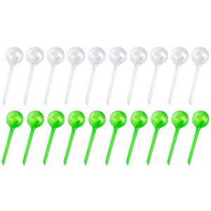 Équipements d'arrosage 20 PCS Ampoules pour plantes Globes à arrosage automatique Dispositif de boules d'eau automatique Système d'auto-irrigation