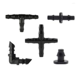 Watering Apparatuur 200Pcs Irrigatie Fittings Kit Drip Prikkeldraad Connectors Voor 1/4Inch Groente Tuin Gazon Waterslang