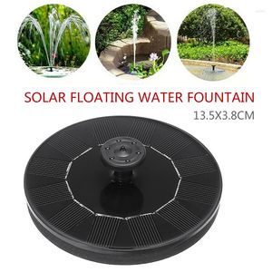 Équipements d'arrosage 210L/H pompe à eau de fontaine à énergie solaire panneau flottant jardin piscine étang Kit d'irrigation extérieur 135 38mm