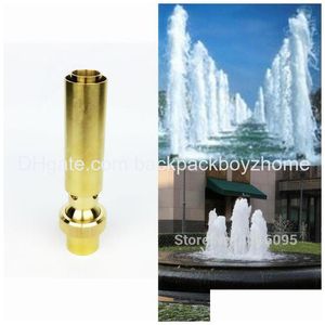 Watering Equipments 3/4 1 1.5 Brass Airbliepte Bubbling Jet Fountain Nozzles Spray Head voor Garden Pond Drop Delivery Home Patio Law OTRQD