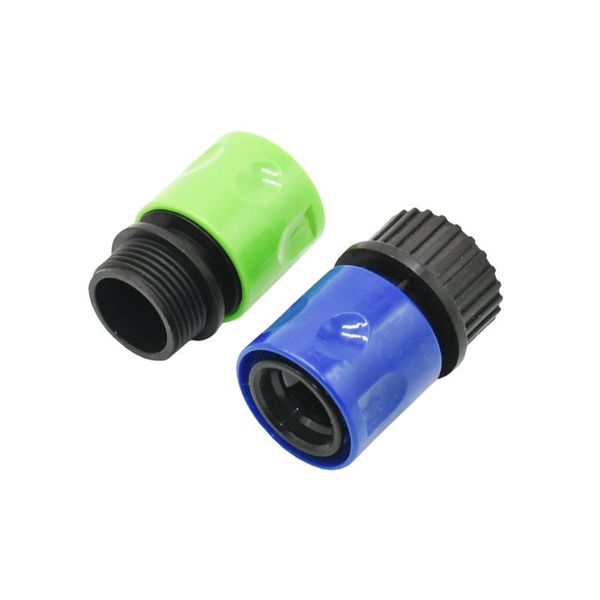 Équipements d'arrosage 3/4 pouces mâle femelle filetage tuyau connecteur rapide pour jardin pelouse arroseurs d'irrigation lavage de voiture pistolet à eau adaptateur Couple