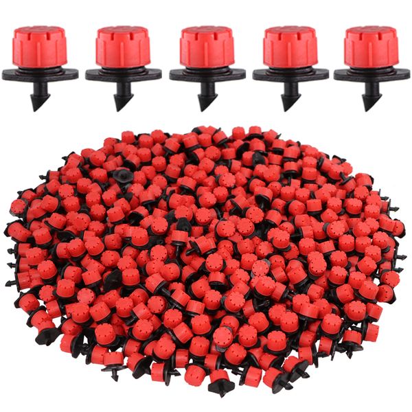 301000PCS 47mm Jardin Irrigation Buse Réglable Goutteur Arroseur Émetteur Micro Goutte À Goutte Balcon Cour Serre Arrosage Pulvérisation 230327